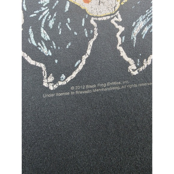 2012 Guns And Roses Band Tee Faded Black Shirt Vintage Style Womens Size XL - Picture 2 of 13